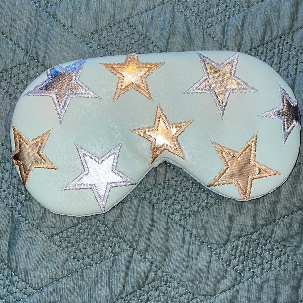 Free People Vegan Leather Sleep Mask NWT